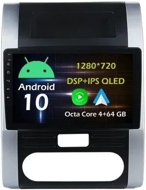 10.1'' Android Car Stereo Radio for Nissan X-Trail 2007-2012 Octa Core Android 13 Touchscreen Headunit Supports GPS Navigation Carplay Android Auto Bluetooth SWC DSP AHD Backup Camera