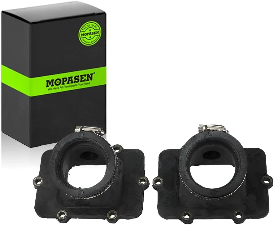 2 Pcs 420867882 Carburetor Intake Manifold Boot Fit for Ski-Doo 500 600 600R By MOPASEN