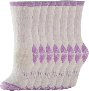 70% Merino Wool Women Crew Socks - Hiking Outdoor Athletic Thermal Thickening Cushion …