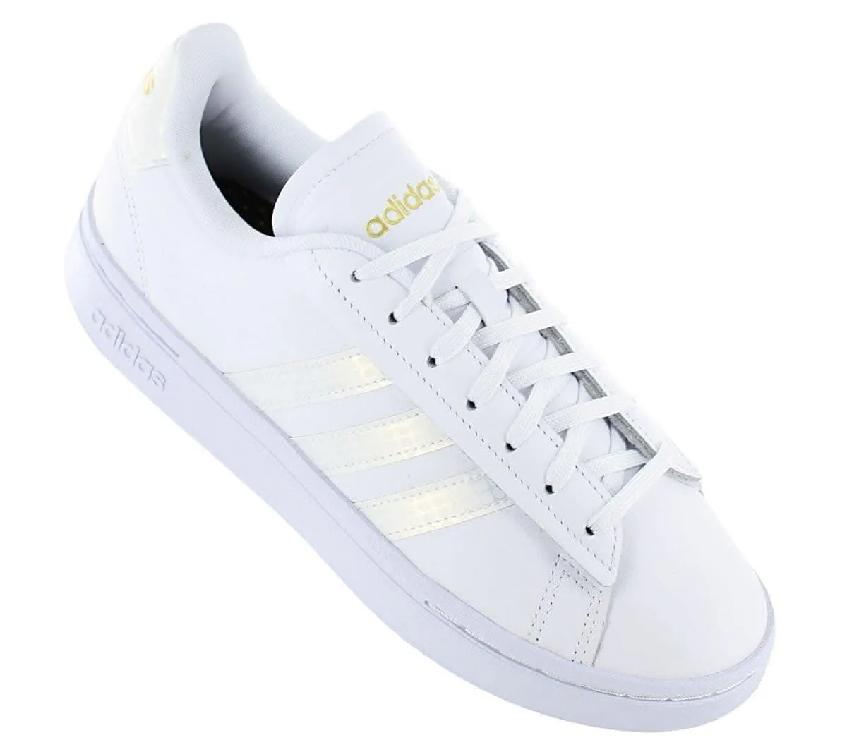adidas Grand Court Alpha - Damen Sneakers Schuhe Weiß HQ6600