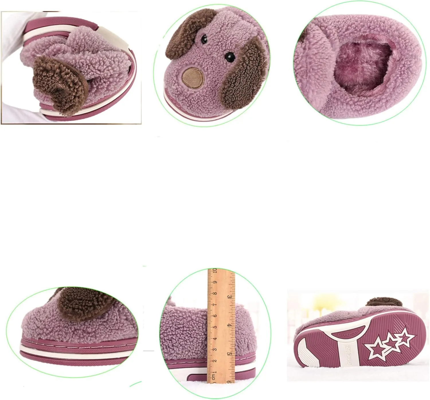 Adult and Children Cotton Slippers Dog Slippers Home Slippers Plush Slippers Animal Slippers