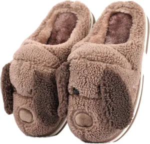 Adult and Children Cotton Slippers Dog Slippers Home Slippers Plush Slippers Animal Slippers