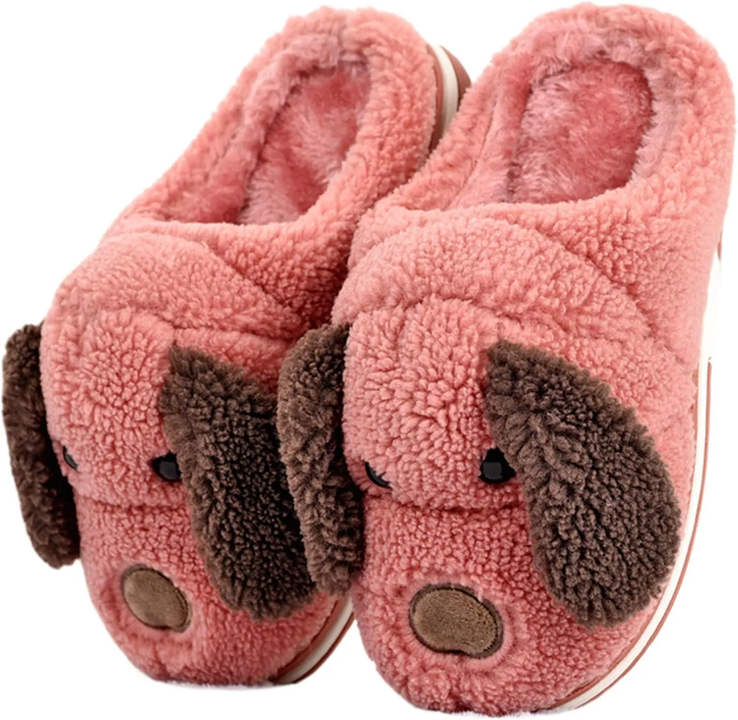 Adult and Children Cotton Slippers Dog Slippers Home Slippers Plush Slippers Animal Slippers