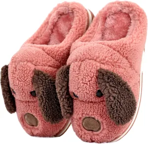 Adult and Children Cotton Slippers Dog Slippers Home Slippers Plush Slippers Animal Slippers