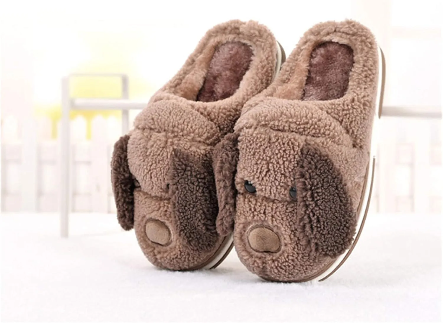 Adult and Children Cotton Slippers Dog Slippers Home Slippers Plush Slippers Animal Slippers