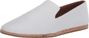 Aerosoles Women's Hempstead Loafer Flat, White Leather, Medium Wide