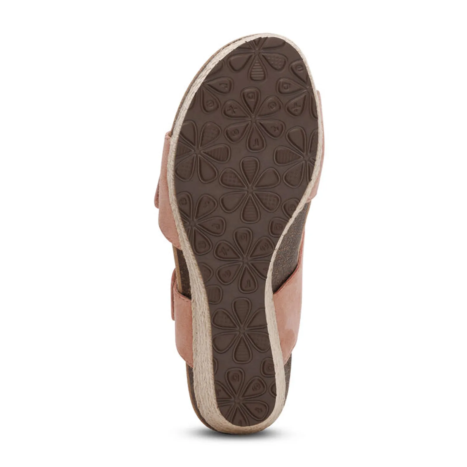 Aetrex Ashley Wedge Sandal (Women) - Rose