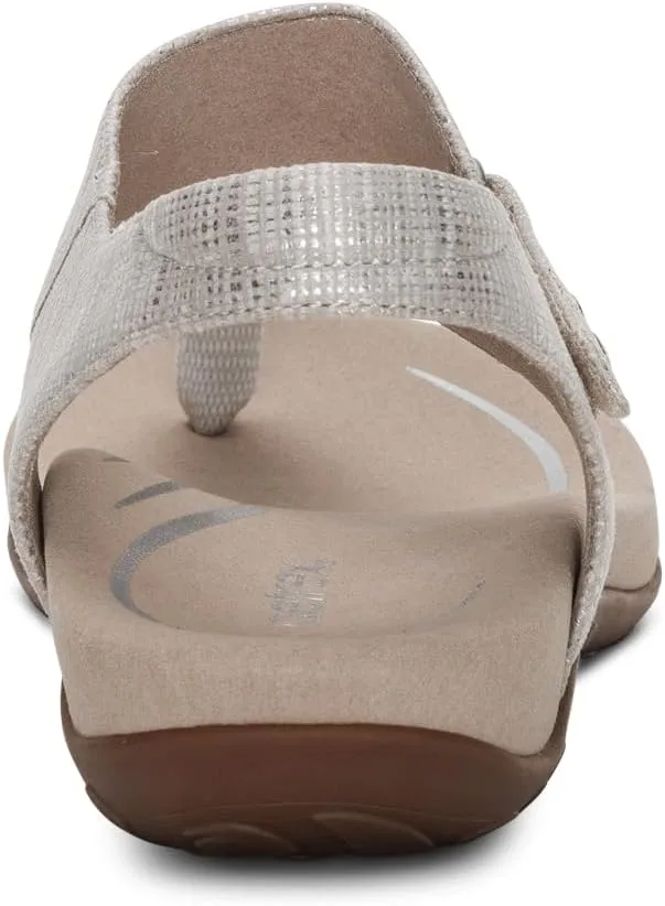 Aetrex Women's Ellie Orthopedic Adjustable Quarter Strap Comfort Thong Sandals