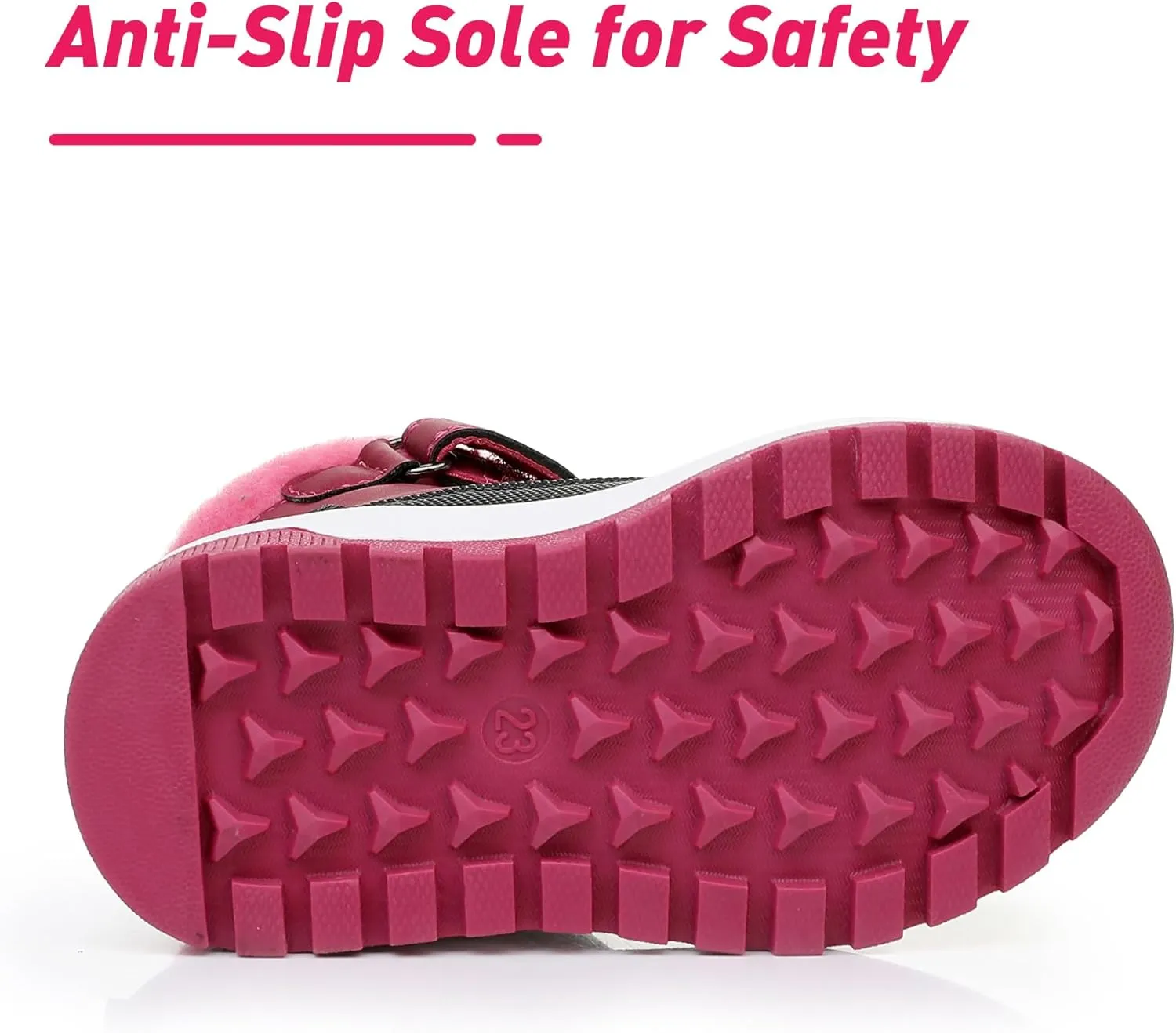 Ahannie Boys Girls Boots Toddler Kids Fall Winter Boots Water Resistant Outdoor Ankle Shoes(Toddler/Littler Kid)
