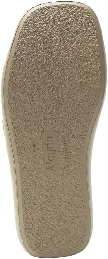 Alegria Women Portia Leather Square Toe Sandal Slide