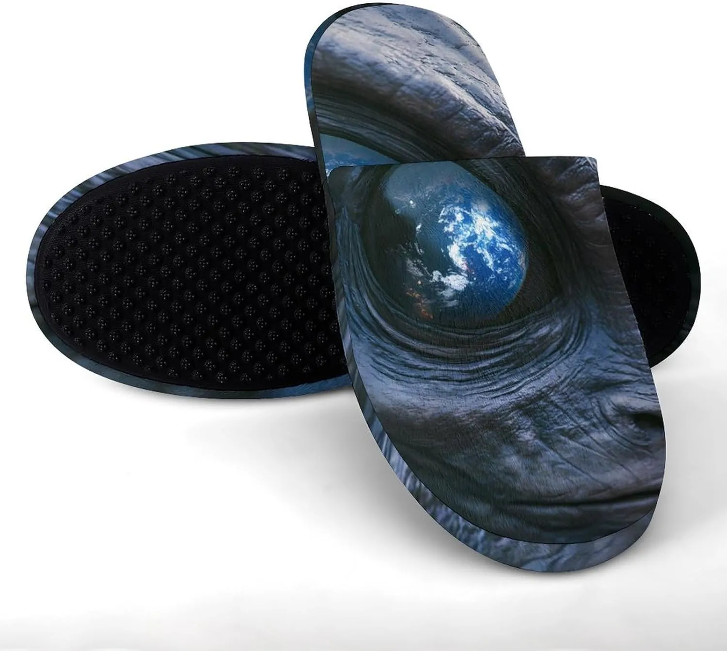Alien Watching The Earth Cotton Slippers Fashion Slip on House Shoes Lightweight Slipper for Men