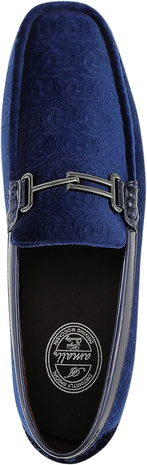 Amali The Original Men's Velvet Loafer Smoking Slippers in Paisley and Solid Designs Styles Roberto Piero