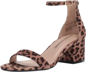 Amazon Essentials Women's Two Strap Heeled Sandal