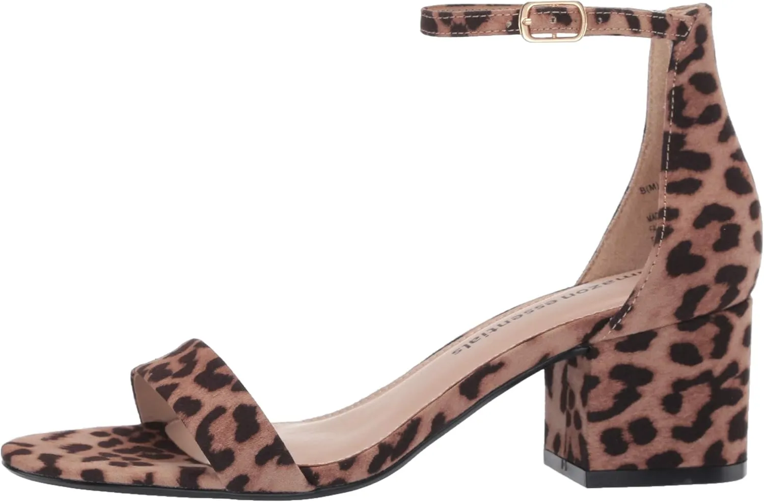 Amazon Essentials Women's Two Strap Heeled Sandal