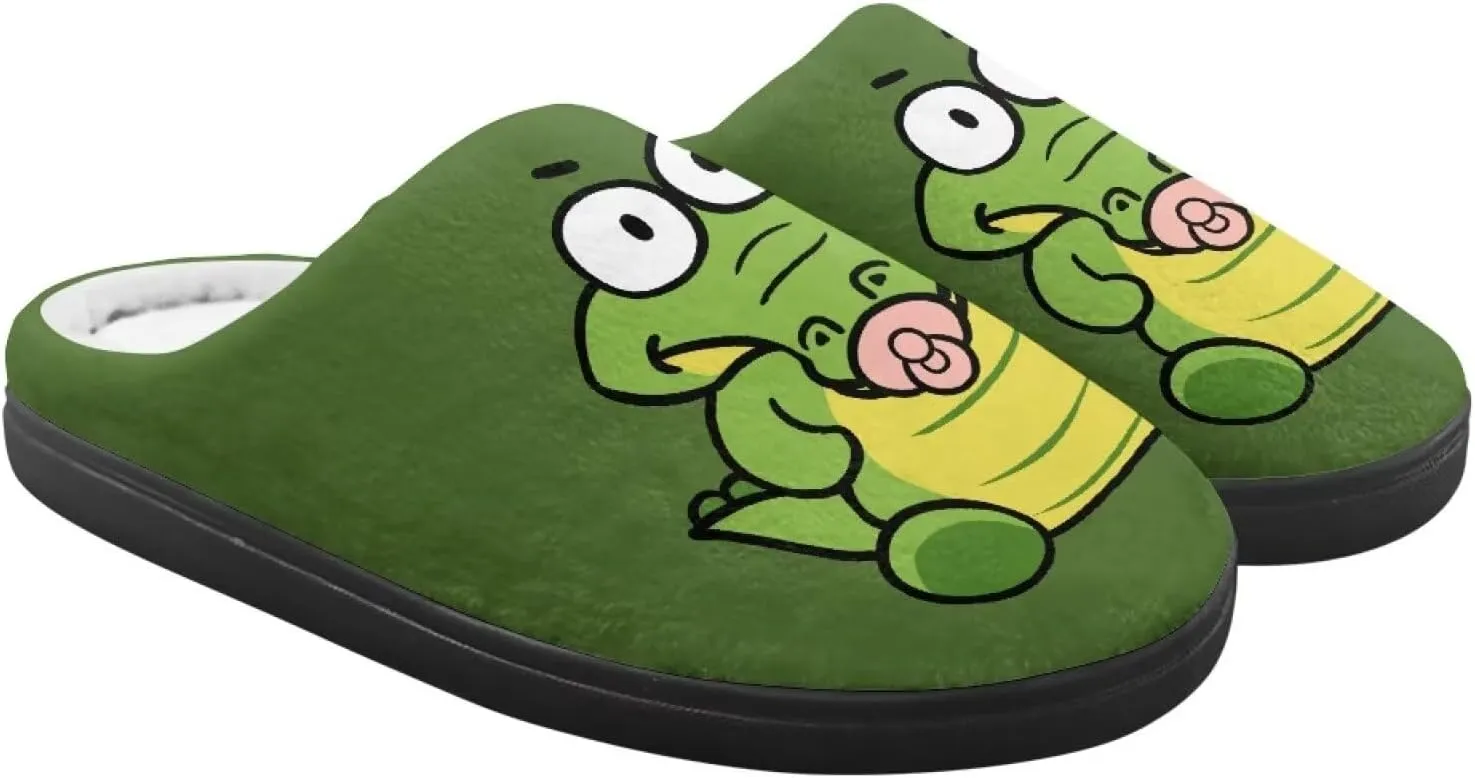 Animal Cotton Slippers for Kid Fluffy Slip-On Breathable Slippers Cozy Anti-Skid Outdoor Plush Home Slipper for Kids
