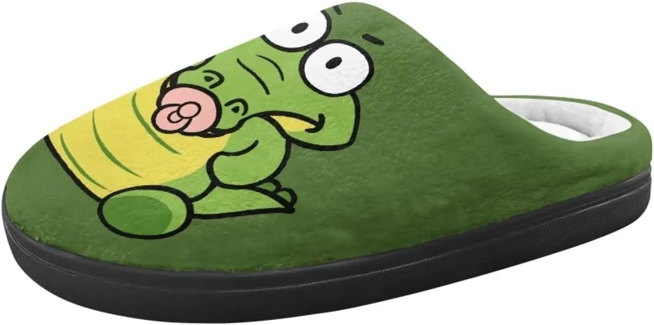 Animal Cotton Slippers for Kid Fluffy Slip-On Breathable Slippers Cozy Anti-Skid Outdoor Plush Home Slipper for Kids