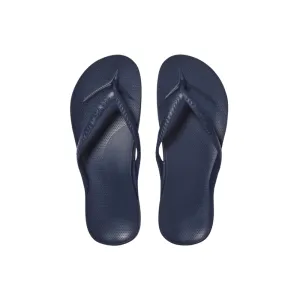 Archies Arch Support Jandals Navy