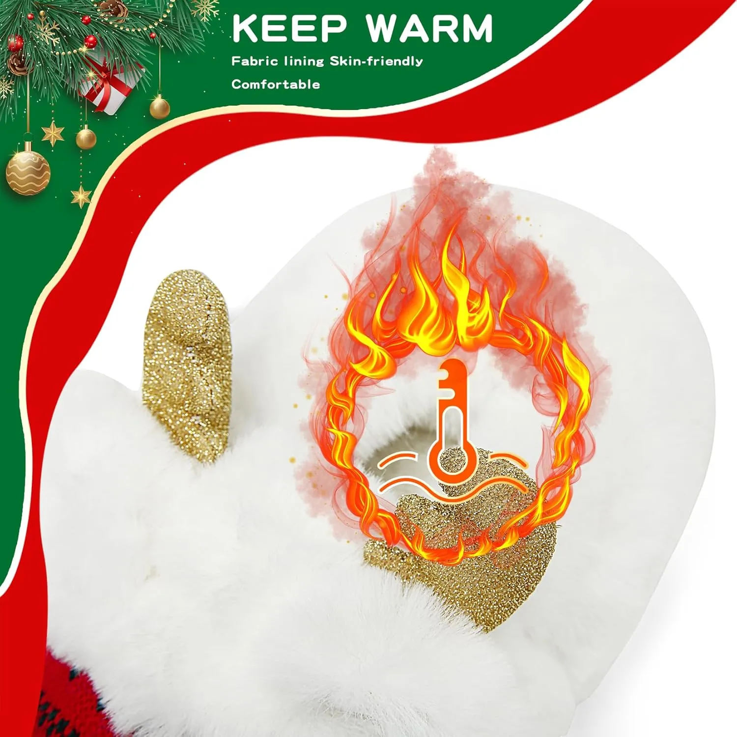 ASHION Women's Cute Fuzzy Reindeer House Slippers Stuffed Animal Bedroom Slippers Cozy Christmas Indoor Shoes