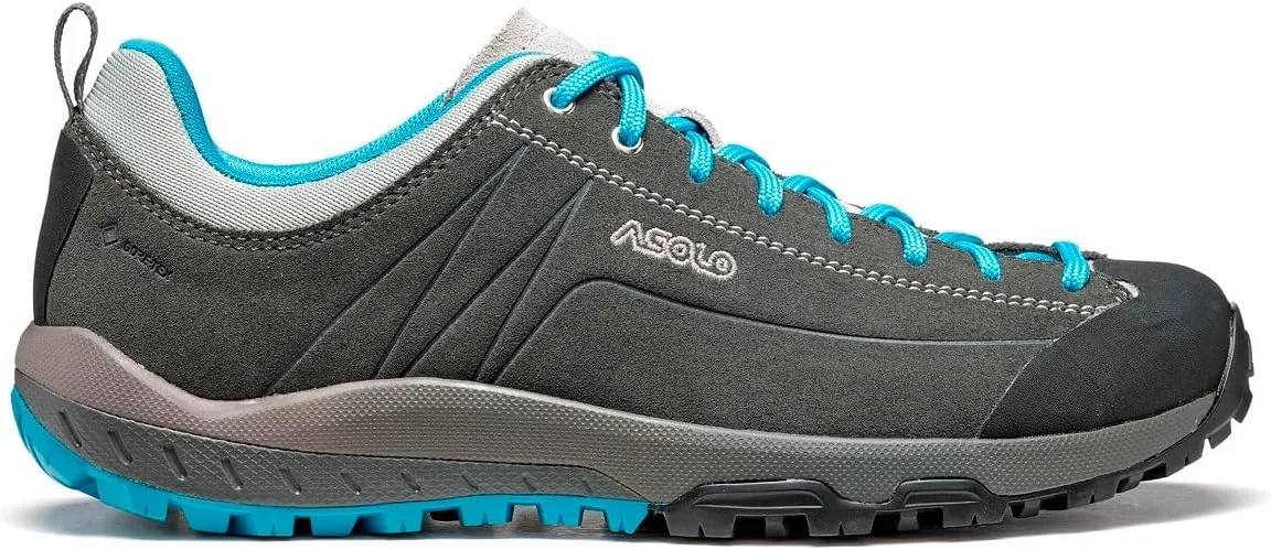 ASOLO Women's Space GV Durable Low-Height Outdoor Hiking Shoes w/Suede Upper, Waterproof & Breathable Lining, Rubber Outsole