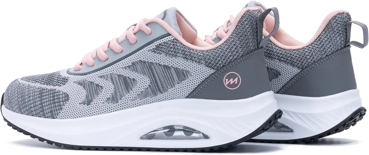 Autper Women Walking Shoes for Plantar Fasciitis Arch Support Orthotic Air Tennis Non Slip Sneakers for Foot and Heel Pain Relief All Day Standing US 5.5-11