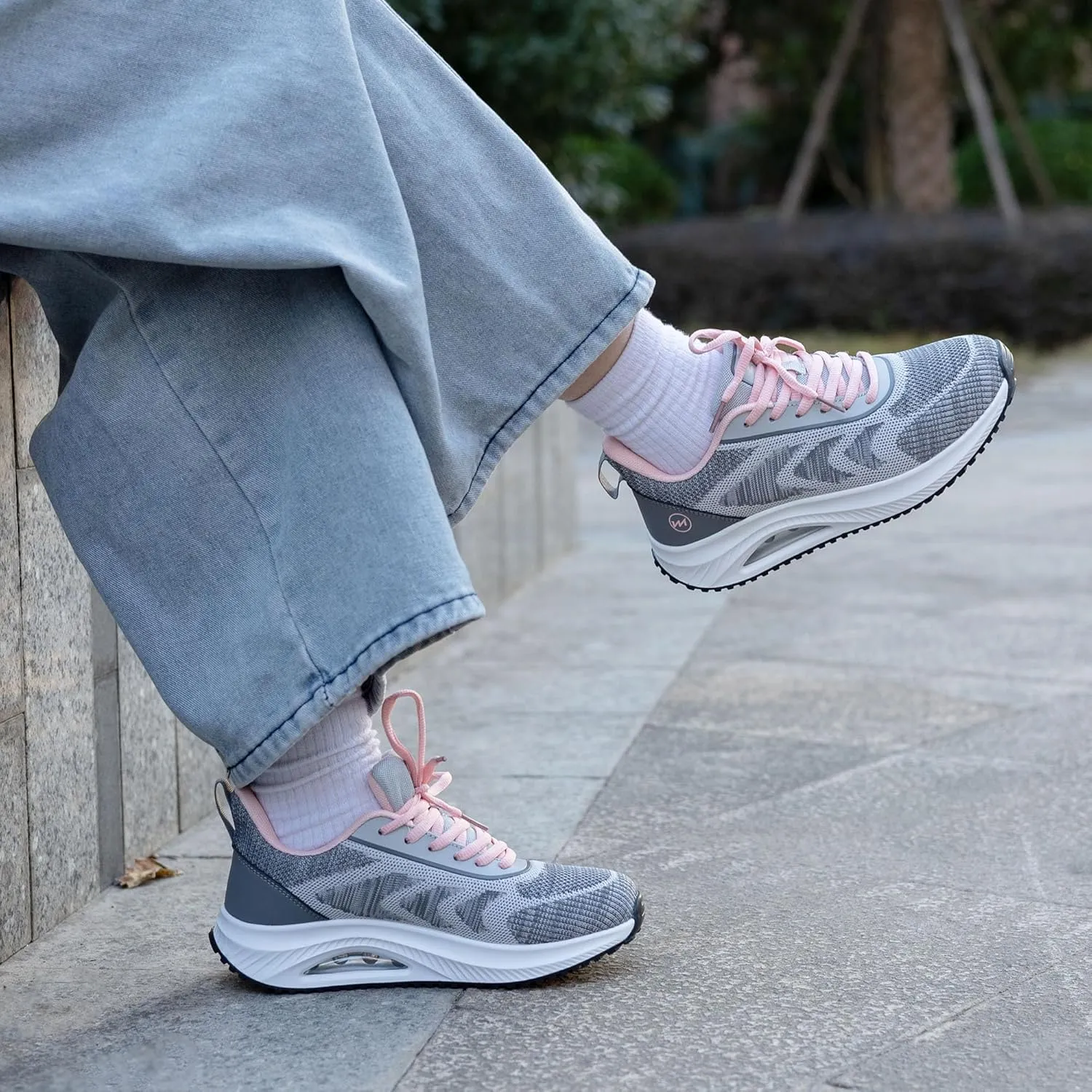 Autper Women Walking Shoes for Plantar Fasciitis Arch Support Orthotic Air Tennis Non Slip Sneakers for Foot and Heel Pain Relief All Day Standing US 5.5-11