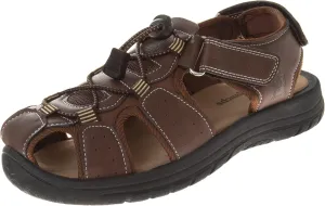 Avalanche Men's Closed Toe Strap Adjustable Summer Beach Waterproof Fisherman Sandal Watershoe