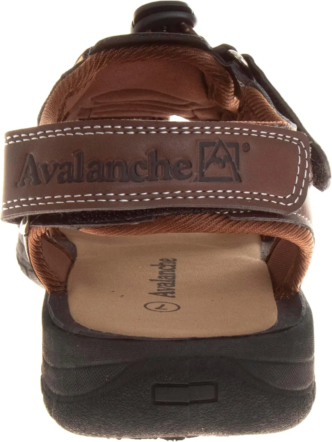Avalanche Men's Closed Toe Strap Adjustable Summer Beach Waterproof Fisherman Sandal Watershoe