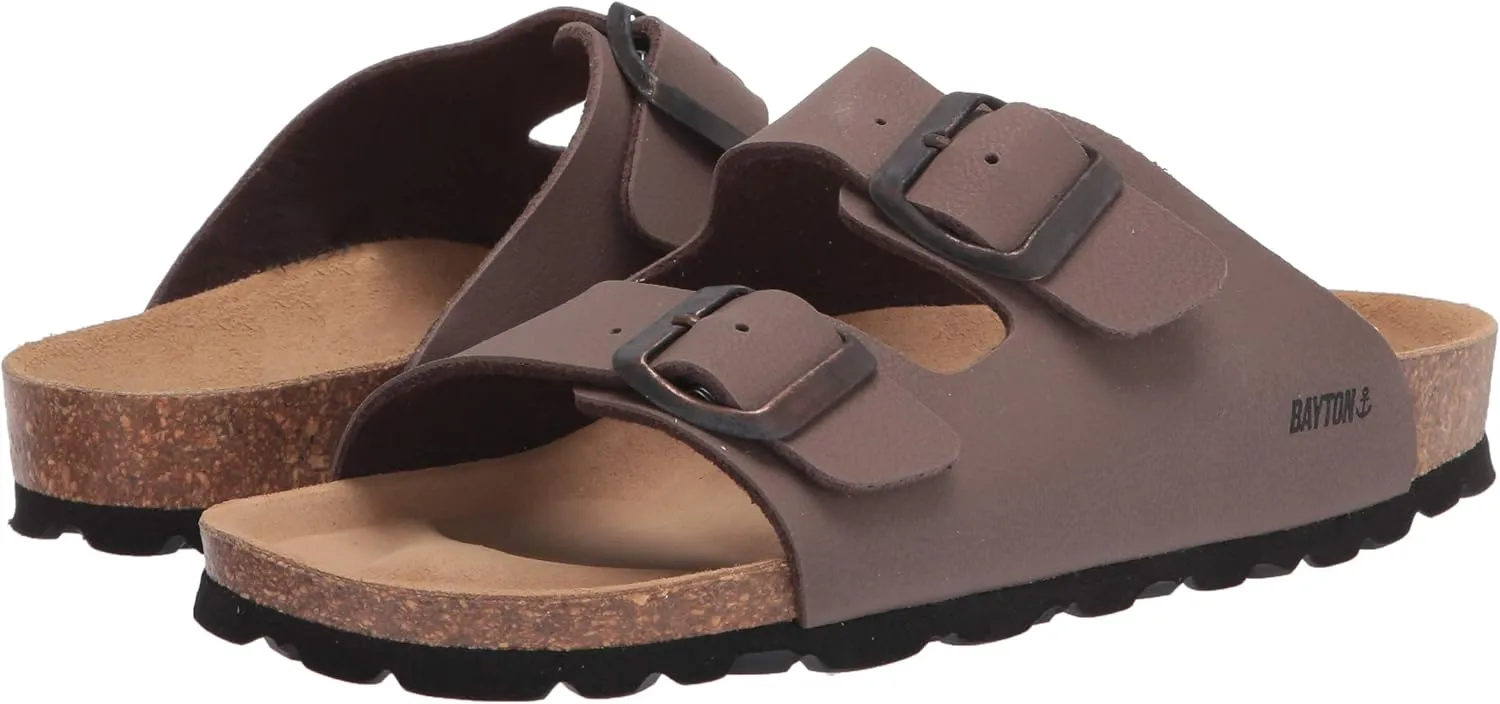 Bayton Unisex-Child 2 Strap Buckle Sandal
