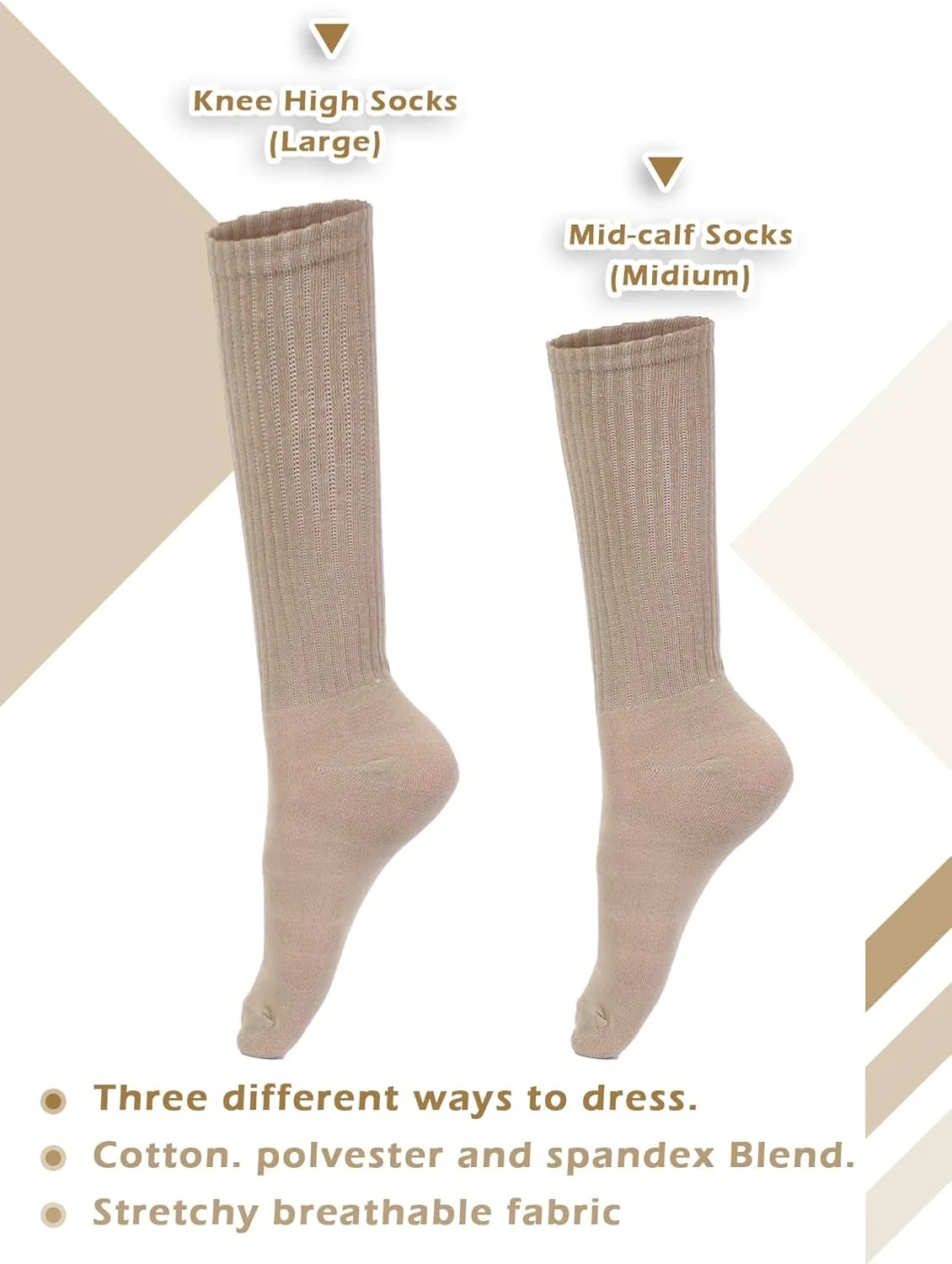 Bencailor 6 Pairs Women Slouch Fuzzy Socks Warm Cotton Scrunch Boot Winter Fluffy Slipper Socks