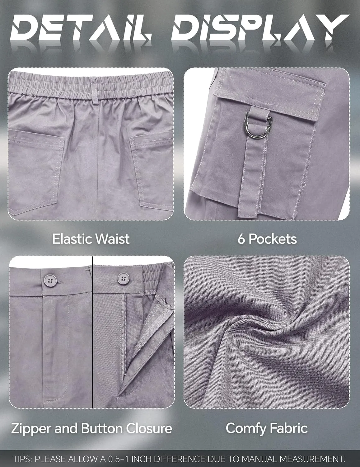 Bermuda Shorts for Women Cargo Cotton Shorts High Waist Knee Length 6 Pockets 2025 Summer Casual Long Shorts