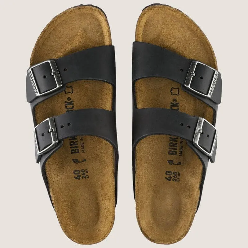 Birkenstock Arizona Oiled Leather Regular (Classic Footbed   Suede Lined)