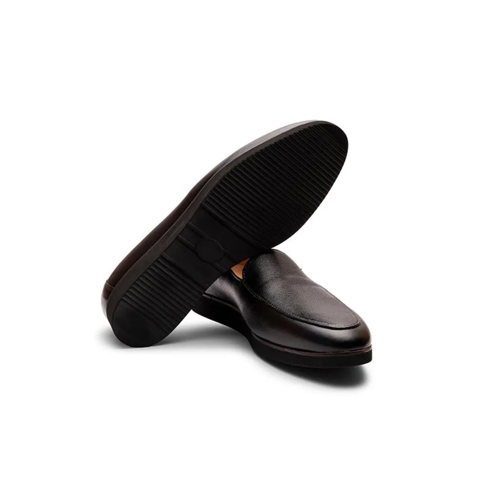 Black Milled Belgain Lightweight Loafer