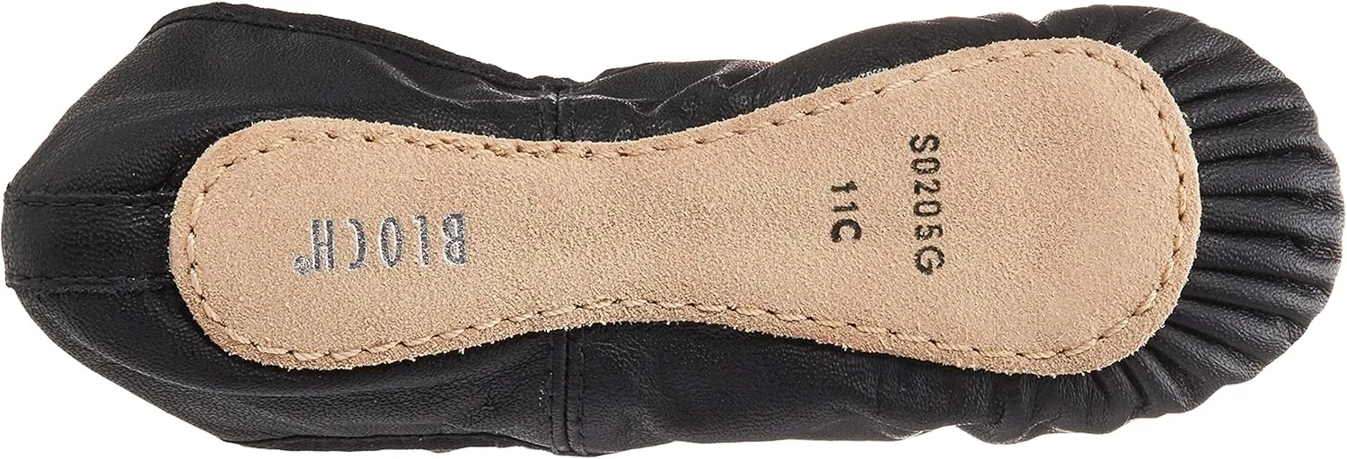 Bloch unisex-child Bloch Dance Girl's Dansoft Full Sole Leather Ballet Slipper/Shoe