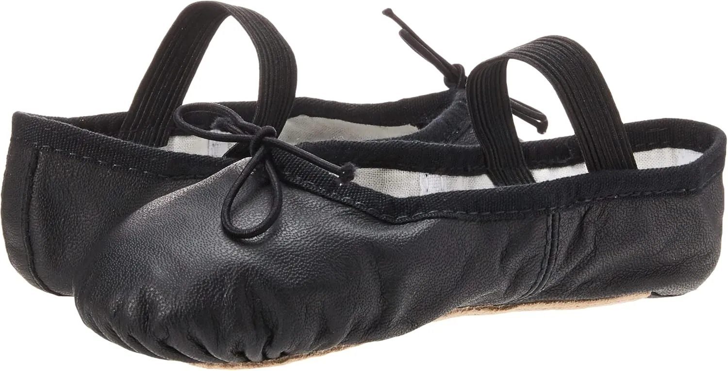 Bloch unisex-child Bloch Dance Girl's Dansoft Full Sole Leather Ballet Slipper/Shoe
