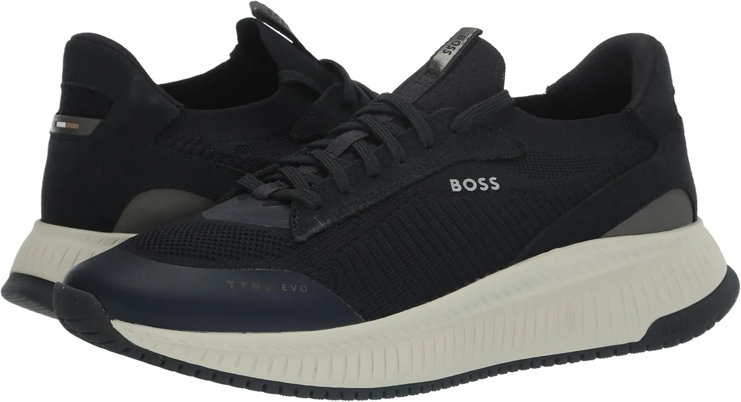 BOSS Men's Modern Knit Structure Running Sneaker