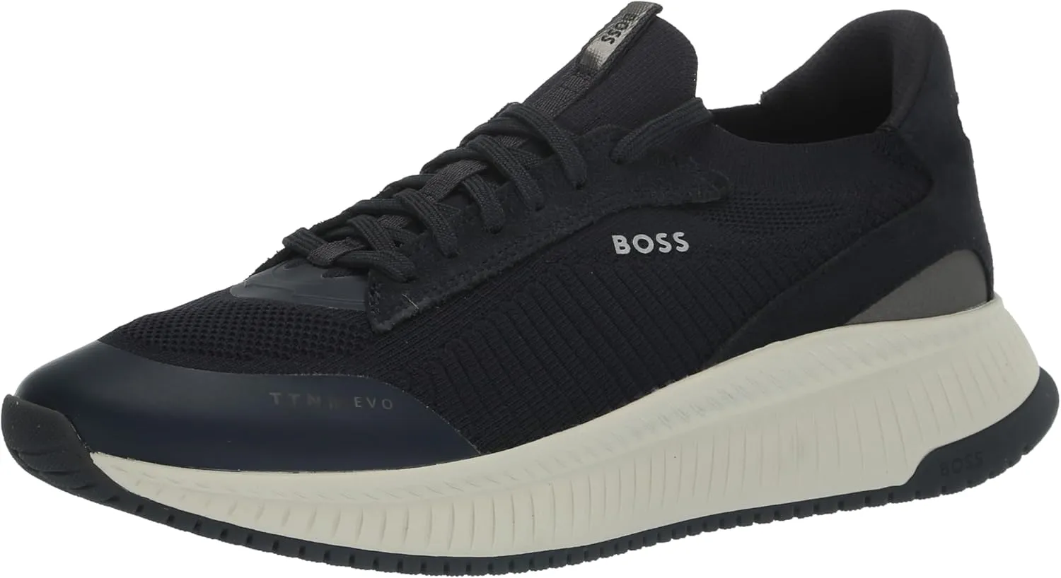 BOSS Men's Modern Knit Structure Running Sneaker
