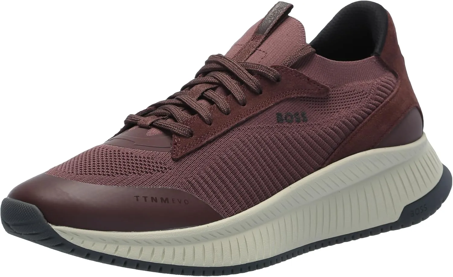 BOSS Men's Modern Knit Structure Running Sneaker