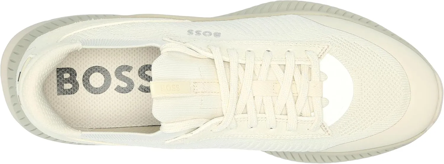 BOSS Men's Modern Knit Structure Running Sneaker