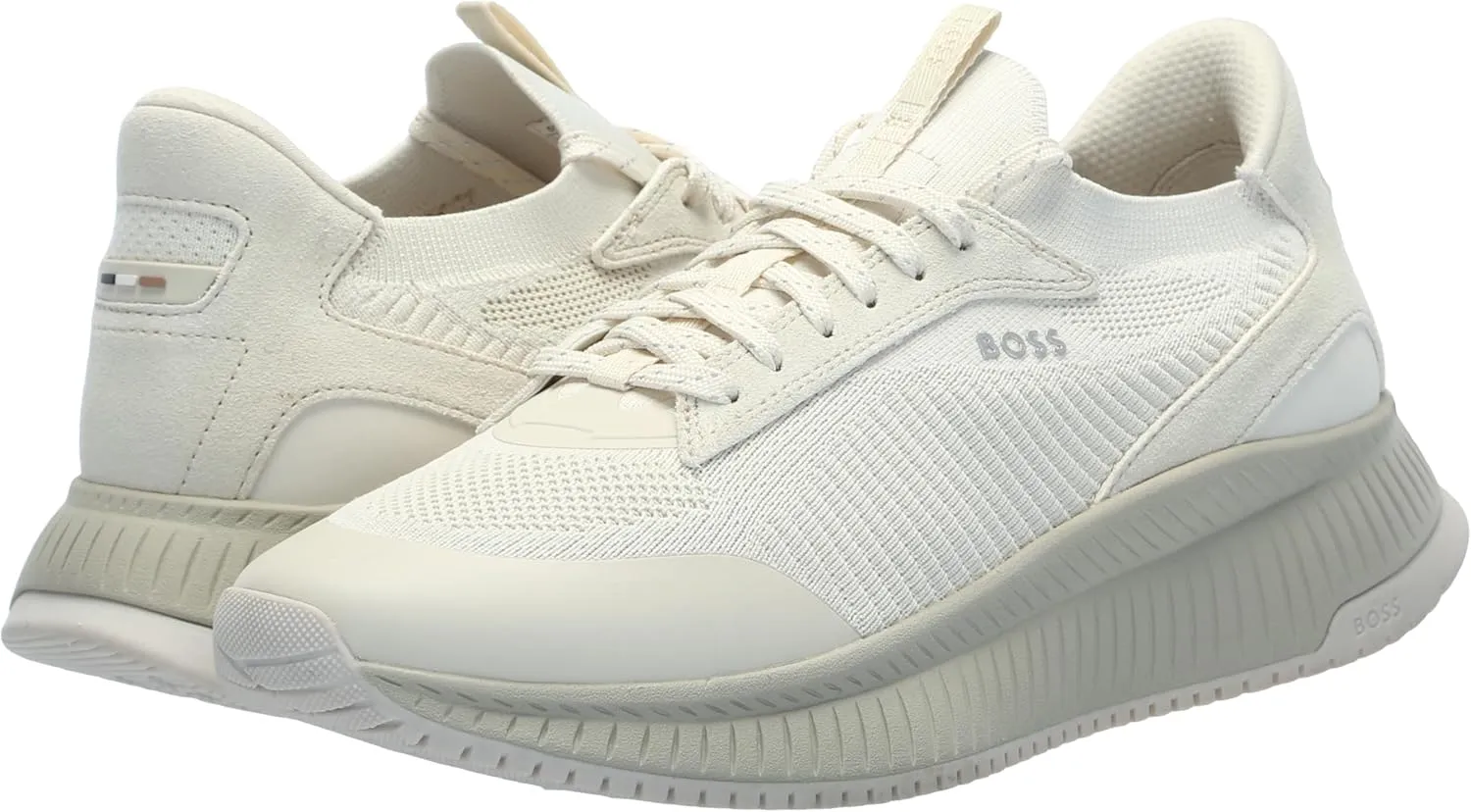 BOSS Men's Modern Knit Structure Running Sneaker