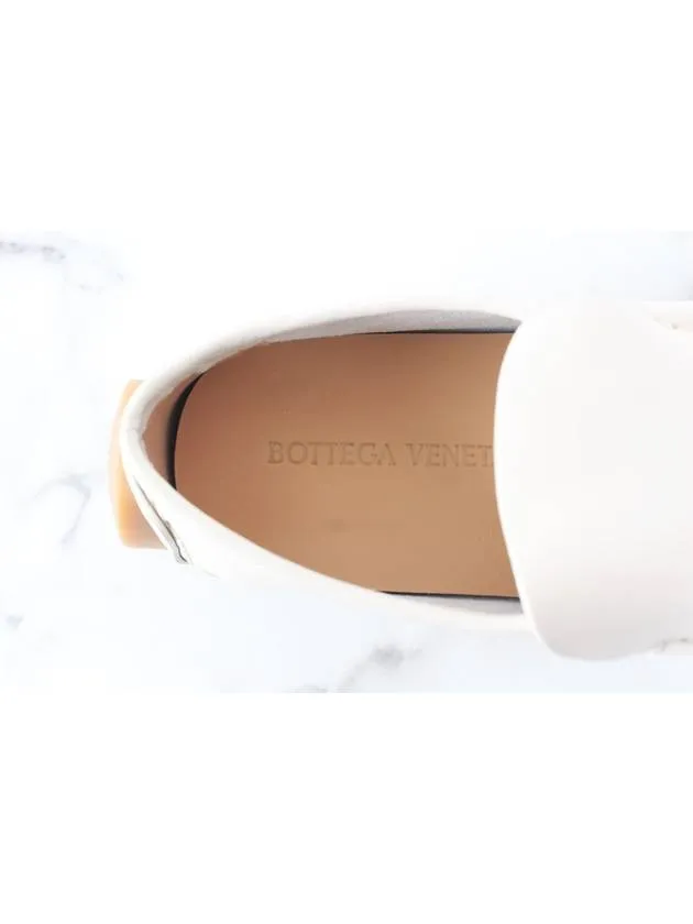 Bottega Veneta Leather Driving Loafer White 43 5 285