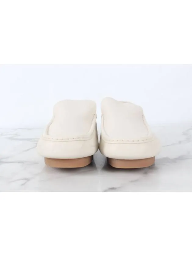 Bottega Veneta Leather Driving Loafer White 43 5 285