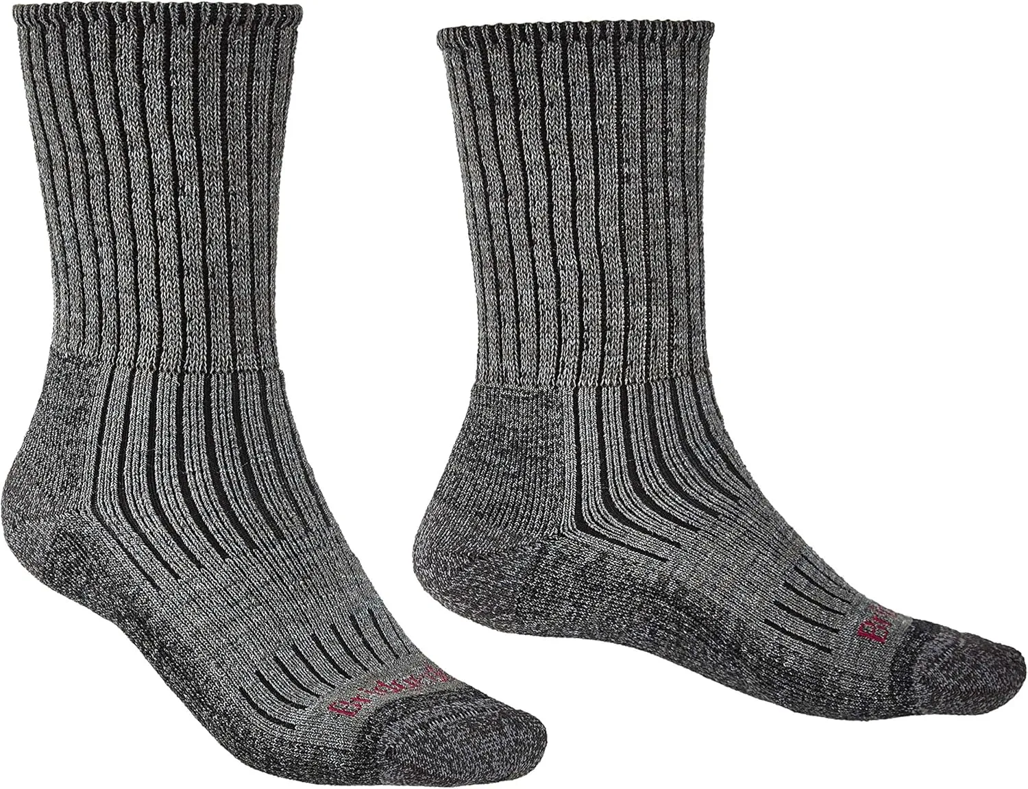 Bridgedale Men's Hike Midweight Boot Height-Merino Comfort Socks