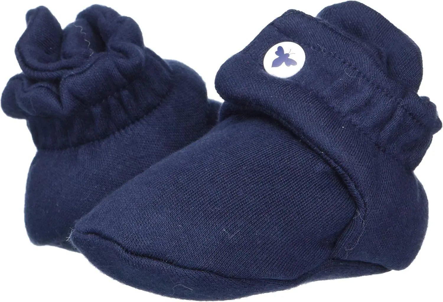 Burt's Bees Baby Booties, Organic Cotton Adjustable Infant Sock