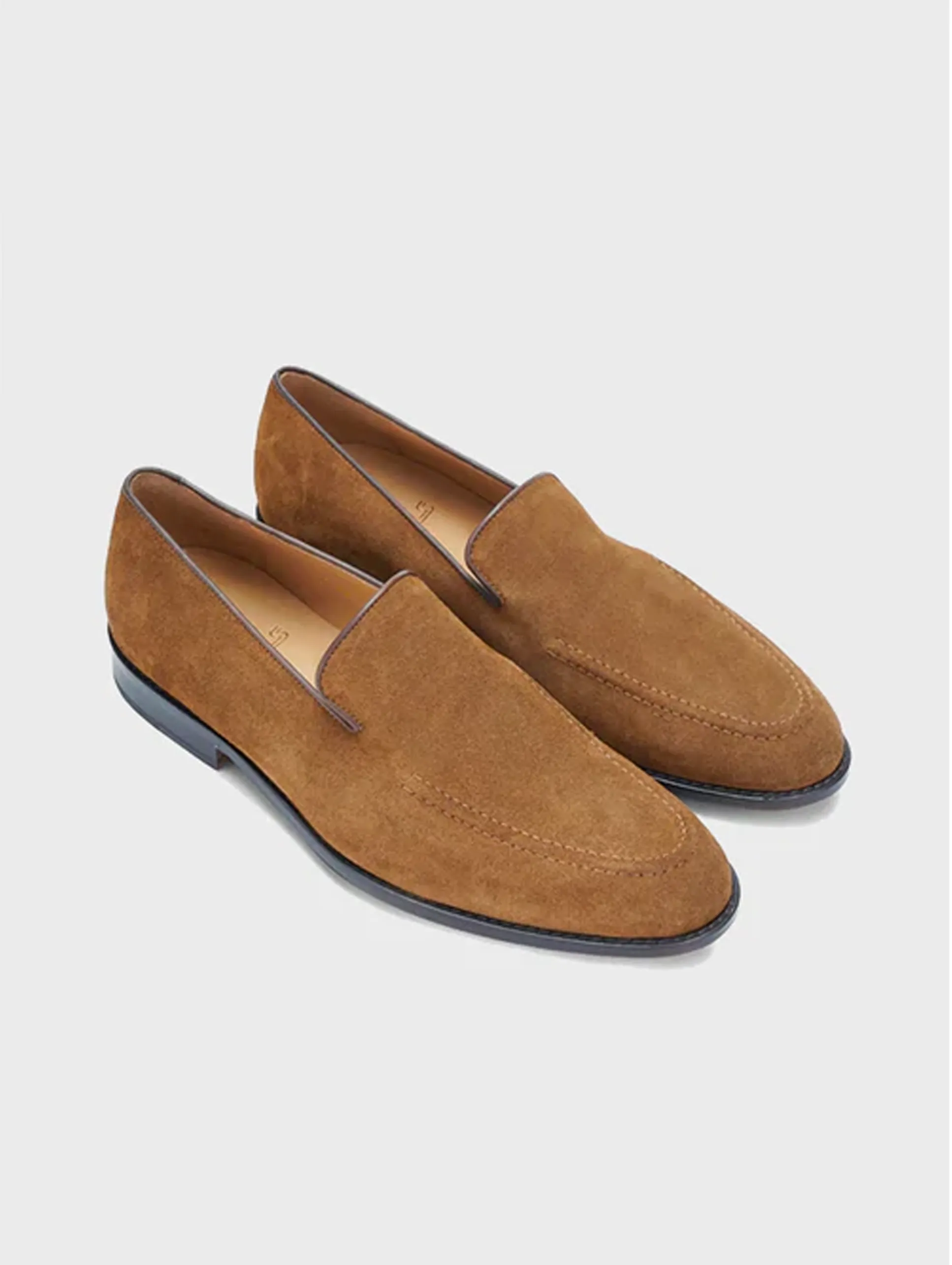 Carter Loafer - Cognac Suede