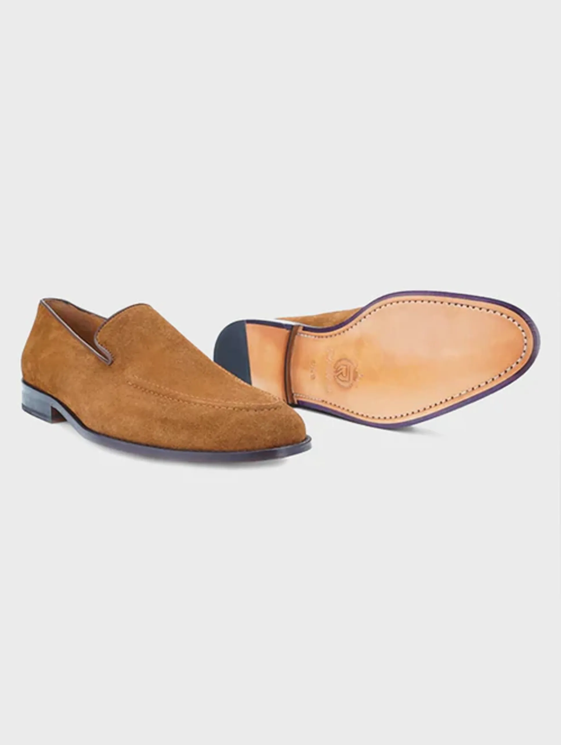 Carter Loafer - Cognac Suede