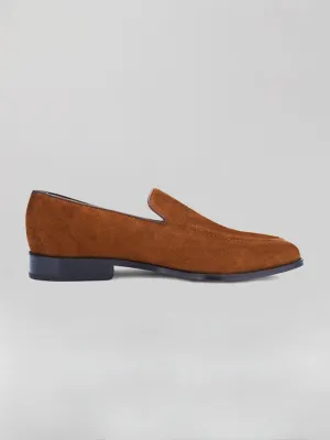 Carter Loafer - Cognac Suede