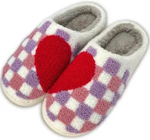 Cartoon Slippers for Womens Mens Cute Cozy Plush Warm Slip-on House Shoes for Indoor and Outdoor Meet Me at Midnight Strawberry Mushroom Evil Eyes Love Heart Slippers