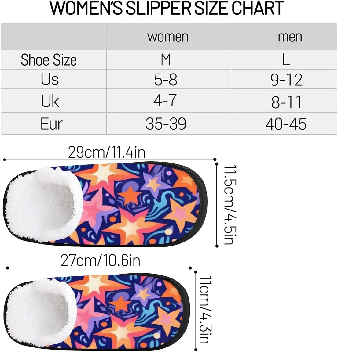 Cat Women's Indoor Bedroom Slippers Soft Fuzzy Slip On House Slippers for Winter Bedroom Outdoor