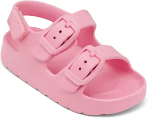 ChayChax Toddler Boys Girls Double Buckle Sandals Children's Adjustable Back Strap Water Sandal