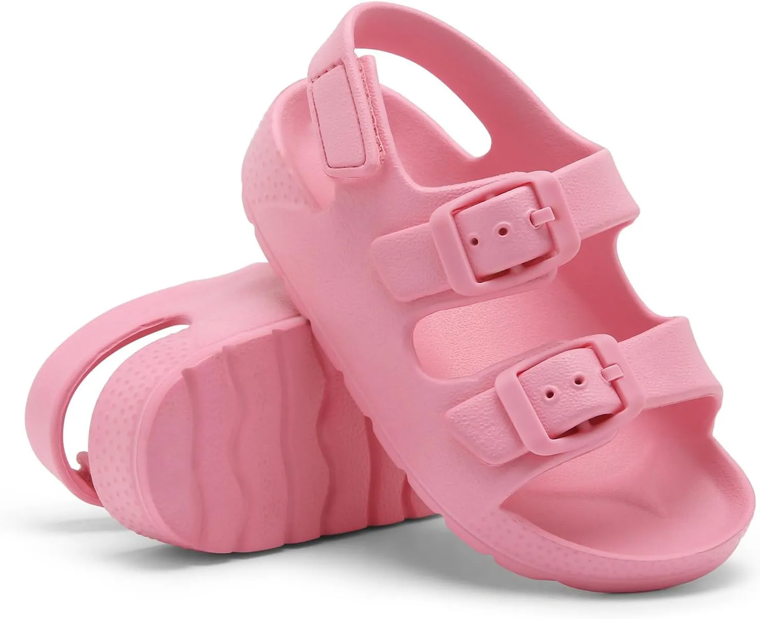 ChayChax Toddler Boys Girls Double Buckle Sandals Children's Adjustable Back Strap Water Sandal